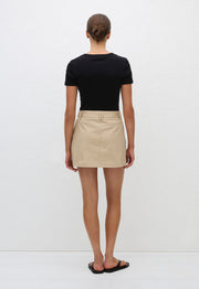 Utility Mini Skirt - Sand - Matteau